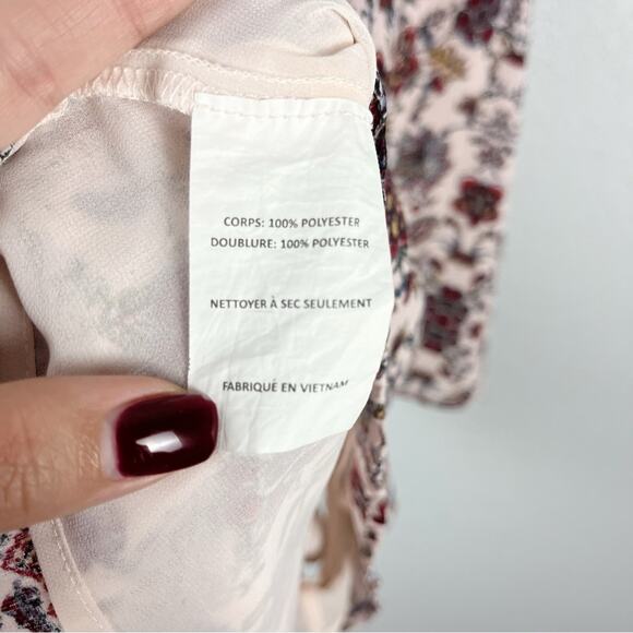 LUSH Floral Front Tie Romper - Picture 6 of 9